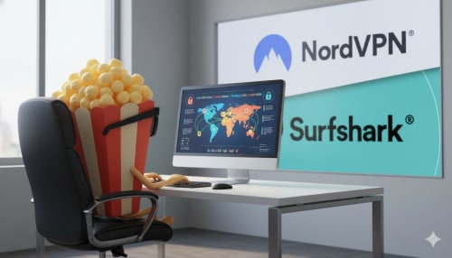 SURFSHARK VPN - NORDVPN X 1 MES